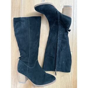 Blondo Nikki Black Suede Waterproof Boots